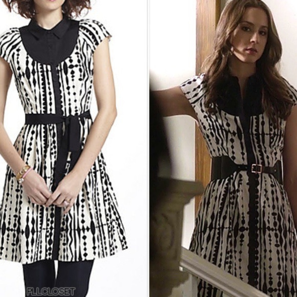 ASO PLL Anthropologie Harlequin Dress Size 12